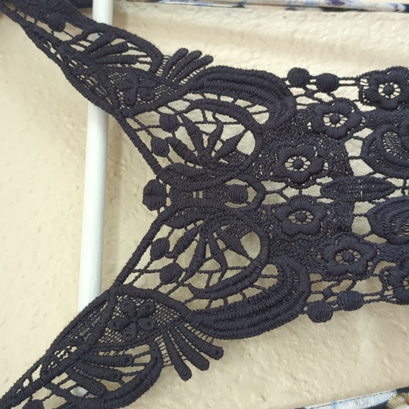 Anthropologie Lilka Lace Back Floral Dress XL - Picture 10 of 17